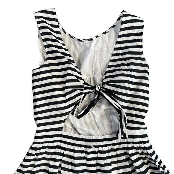 Original Penguin Striped Black White Dress Size 4 $159 - Picture 6 of 8